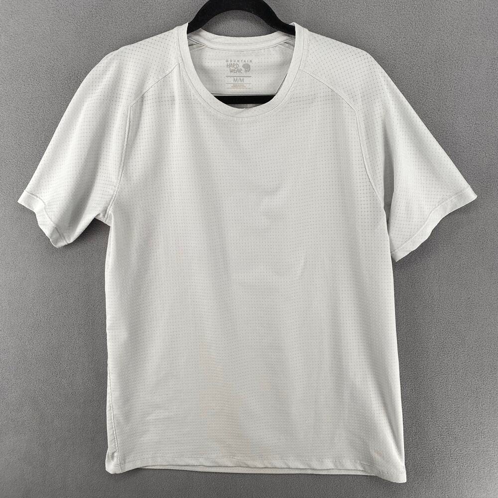 Mountain Hardwear Activewear Shirt Mens M Gray Outdoor Hiking Sports Adventure